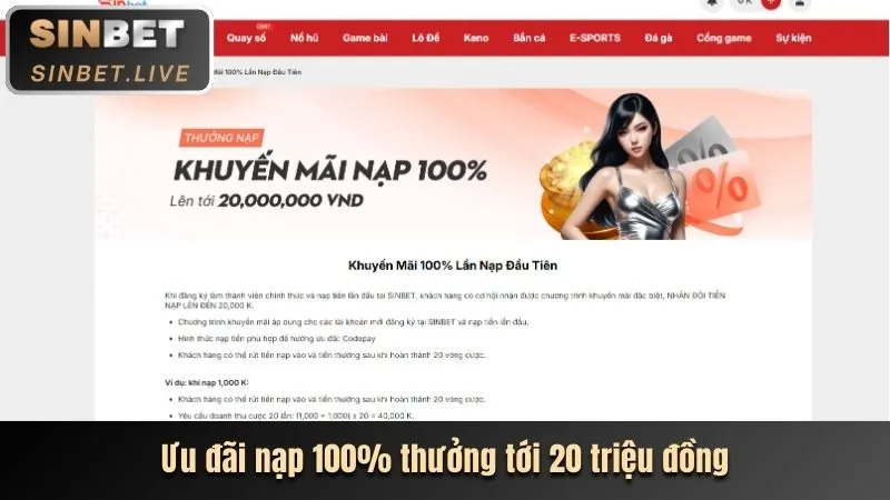 Chương trình hoàn trả thua cược 789son
